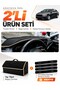 Dashboard Cover + Thai Feather Luggage Bag Set Compatible with Fi̇at Egea Sedan (2007-2021) Without Tablet - Fi011