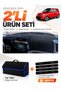 Kia Soul (2014-2019) Compatible Torpedo Cover + Thai Feather Trunk Bag + Sticker Set - Ki021