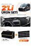 Fiat Doblo (2013-2015) Covered Compatible Glove Box Cover + Tay Feather Luggage Bag + Sticker Set - Fi007