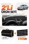 Nissan Almera Covered (2000-2006) Compatible Glove Box Cover + Tay Tüy Luggage Bag Set - Ni001