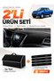 Mitsubishi L200 (2015-2021) Compatible Glove Box Cover + Tay Feather Trunk Bag + Sticker Set - Mi008