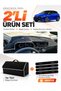 Hyundai̇ İ20 (2020-2024) Compatible Glove Box Cover + Tay Tüyü Luggage Bag + Sticker Set - Hu003