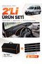 Renault Kangoo 2 Airbagged (2004-2008) Compatible Glove Box Cover + Tay Feather Luggage Bag Set - Re027