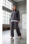 Adın Large Size Half Zipper Detailed Long Sleeve Tracksuit Set 8308-27
