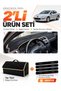 Dashboard Cover + Thai Feather Trunk Bag + Sticker Set Compatible with Peugeot 407 (2004-2010) - Pe018