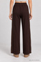 Contrast Color Modal Top and Bottom Set Lby0096 Brown - 7