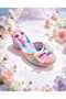 Rainbow Sand Glitter Children's Character Heel Slippers - 3