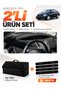 Nissan Primera P12 (2001-2004) Compatible Torpedo Cover + Tay Tüy Luggage Bag + Sticker Set - Ni015