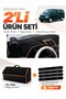 Mercedes Vito W638 (1996-2003) Compatible Glove Box Cover + Tay Tüy Luggage Bag + Sticker Set - Mb024