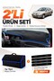 Renault Megane 1 (1995-2003) Compatible Dashboard Cover + Tay Feather Trunk Bag + Sticker Set - Re038