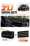 Daci̇a Logan 1 (2004-2008) Compatible Glove Box Cover + Tay Tüy Luggage Bag + Sticker Set - Da006