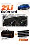 Renault Kadjar (2015-2022) Compatible Glove Box Cover + Tay Feather Trunk Bag + Sticker Set - Re024