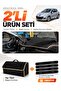 Peugeot 207 (2007-2012) Compatible Glove Box Cover + Thai Feather Trunk Bag + Sticker Set - Pe005