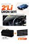 Ford Taunus (1985-1994) Compatible Glove Box Cover + Tay Feather Trunk Bag + Sticker Set - Fo035