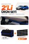 Renault Captur 2 (2019-2024) Compatible Glove Box Cover + Tay Feather Luggage Bag + Sticker Set - Re036