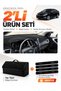 Hyundai̇ İ40 (2011-2017) Compatible Torpedo Cover + Tay Feather Luggage Bag + Sticker Set - Hu007