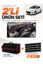 Peugeot 308 (2008-2014) Compatible Glove Box Cover + Tay Feather Trunk Bag + Sticker Set - Pe013