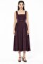 Busem Square Neck Belted Midi Dress - 4