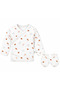 7 Piece Newborn Hospital Discharge Set 100% Cotton 0-3 Months Unisex Baby Clothing Set - 2
