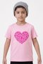 Awareness Pink Ribbon Heart Kids T-Shirt - 3