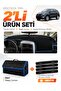 Ssangyong Nomad (2005-2012) Compatible Glove Box Cover + Leather Trunk Bag + Sticker Set - Ss001