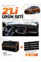 Hyundai̇ İ20 (2014-2020) Compatible Glove Box Cover + Leather Trunk Bag + Sticker Set - Hu002