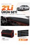Audi A6 (1997-2004) Compatible Torpedo Cover + Leather Luggage Bag + Sticker Set - Au003