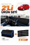 Volkswagen Polo Dürbün (2001-2009) Compatible Dashboard Cover + Leather Trunk Bag + Sticker Set - Vw020