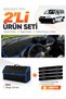 Glove Box Cover + Leather Luggage Bag Set Fiat Doblo (2000-2008) Compatible with Large Screen Without Airbags - Fi021