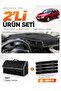 Volkswagen Golf 4 Mk4 (1997-2003) Compatible Glove Box Cover + Leather Trunk Bag + Sticker Set - Vw009