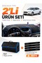 Ford Focus 3.5 Sedan (2014-2018) Compatible Dashboard Cover + Leather Trunk Bag + Sticker Set - Fo012
