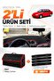 Hyundai Elantra (1995-2000) Compatible Glove Box Cover + Leather Trunk Bag + Sticker Set - Hu013