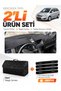 Glove Box Cover + Leather Luggage Bag + Sticker Set Compatible with Opel Zafi̇ra B (2004-2011) - Op018