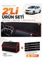 Honda Jazz (2018-2020) Compatible Dashboard Cover + Leather Trunk Bag + Sticker Set - Ho019