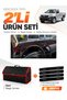 Isuzu D-Max (2012-2019) Compatible Glove Box Cover + Leather Trunk Bag + Sticker Set - Is002