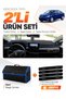 Glove Box Cover + Leather Trunk Bag Set Compatible with Renault Taliant Screened (2021-2026) - Da001