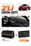 Nissan Juke (2020-2023) Compatible Glove Box Cover + Leather Trunk Bag + Sticker Set - Ni022