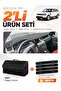 Land Rover Range Rover Sport (2005-2013) Compatible Dashboard Cover + Leather Trunk Bag Set - Lr004