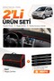 Honda Hr-V (1998-2005) Compatible Dashboard Cover + Leather Trunk Bag + Sticker Set - Ho018