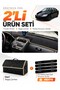 Honda City (2002-2007) Compatible Dashboard Cover + Leather Trunk Bag + Sticker Set - Ho002