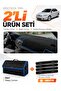 Toyota Avensis Screenless T250 (2003-2008) Compatible Torpedo Cover + Leather Trunk Bag Set - To002