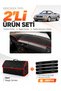 Mercedes R129 (1989-2001) Compatible Glove Box Cover + Leather Trunk Bag + Sticker Set - Mb019