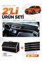 Nissan X-Trail (2013-2020) Compatible Glove Box Cover + Leather Trunk Bag + Sticker Set - Ni020
