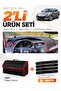 Mazda 3 (2009-2013) Compatible Dashboard Cover + Leather Trunk Bag + Sticker Set - Ma002