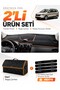 Dacia Lodgy (2010-2017) Compatible Dashboard Cover + Leather Trunk Bag + Sticker Set - Da007