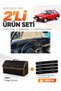 Mazda 323 Bd Old Model (1980-1985) Compatible Dashboard Cover + Leather Trunk Bag + Sticker Set - Ma004