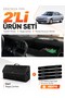 Renault 21 Concorde (1990-1996) Compatible Torpedo Cover + Leather Luggage Bag + Sticker Set - Re005 - 2