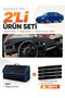 Volkswagen Jetta (2010-2018) Compatible Dashboard Cover + Leather Trunk Bag + Sticker Set - Vw013