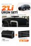 Glove Box Cover + Leather Luggage Bag + Sticker Set Compatible with Ssangyong Nomad (2005-2012) - Ss001
