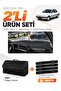 Peugeot 405 (1987-1992) Compatible Glove Box Cover + Leather Trunk Bag + Sticker Set - Pe017